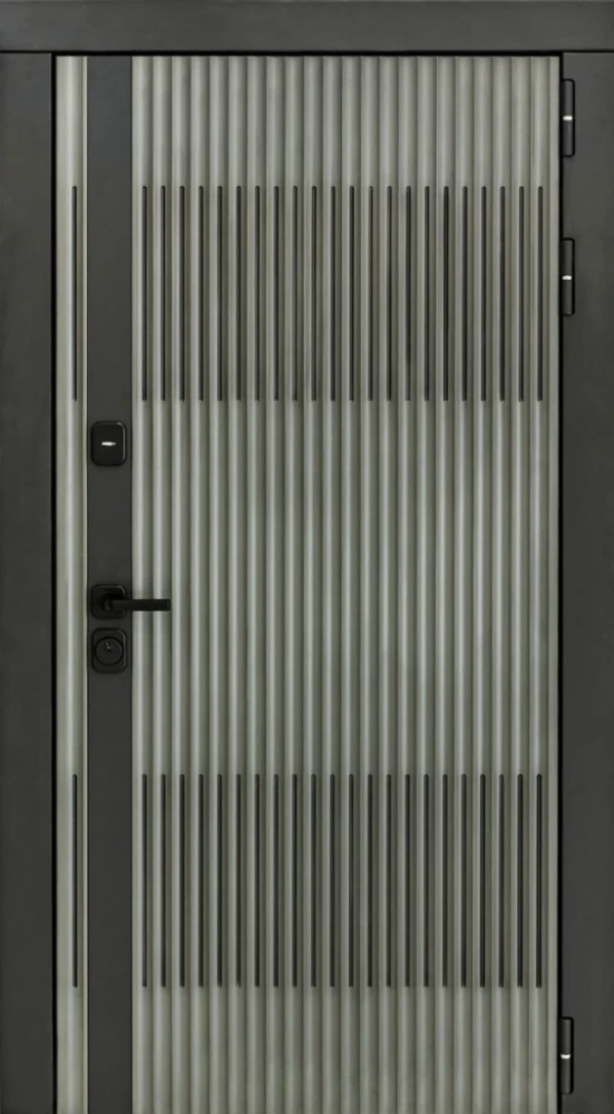 Входная дверь ДвериПРО Elfy ФЛ 244 беленый дуб DPRO200432 внешняя сторона