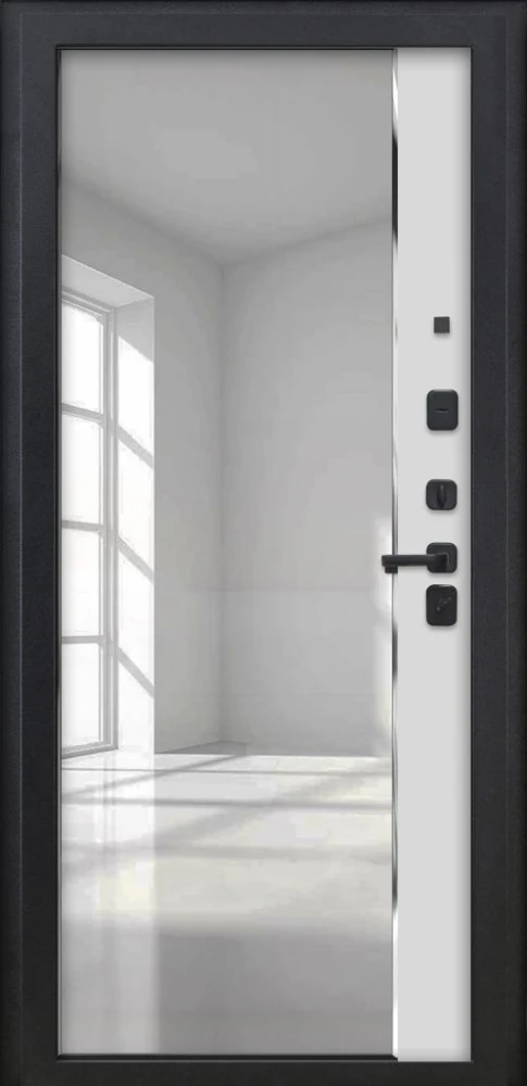 Входная дверь ДвериПРО Л-43 ФЛЗ-618 Белый матовый DPRO227952 внутренняя сторона