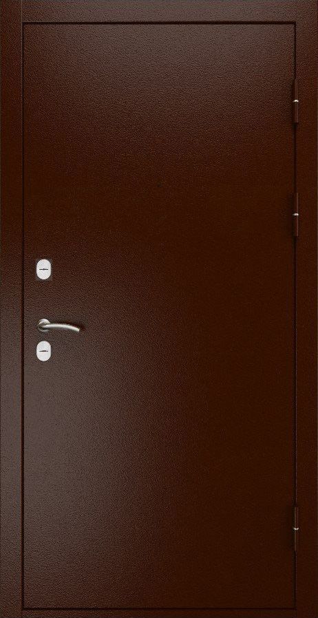 Входная дверь ДвериПРО L Термо Алиса (16мм, ПВХ софт грей, зеркало) DPRO197905 внешняя сторона